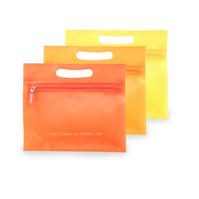 Heat Sealed Gusseted Bag Tinted Translucent Jelly Material Plastic Package Bag